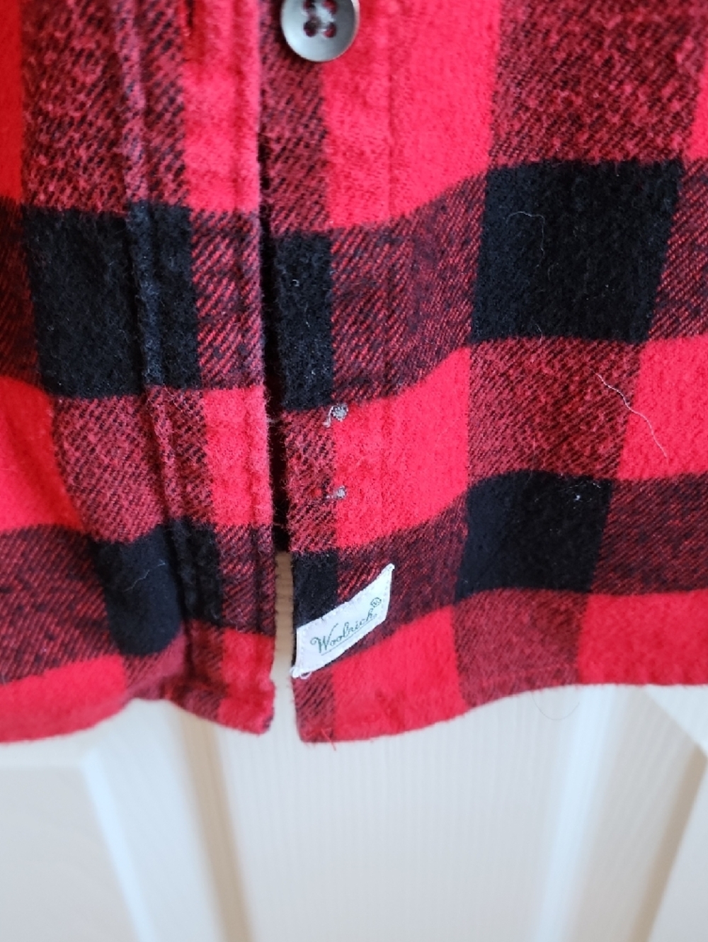 Woolrich Pemberton Red and Black Buffalo Plaid Shirt Jacket L - Picture 4 of 7
